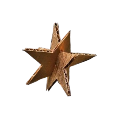 cardboard star